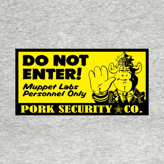 Pork Security (Black/Gold) by BradyRain